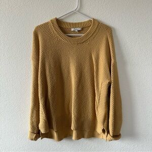 Madewell Marigold Yellow Knit Sweater